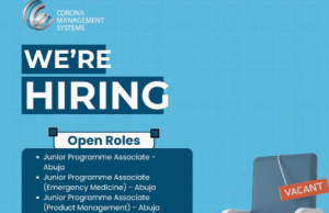 Corona Management Systems Announces 10 Career Opportunities in Nigeria corona-management-systems-announces-10-career-opportunities-in-nigeria