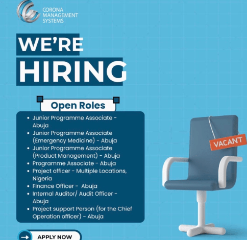 corona-management-systems-announces-10-career-opportunities-in-nigeria corona-management-systems-announces-10-career-opportunities-in-nigeria