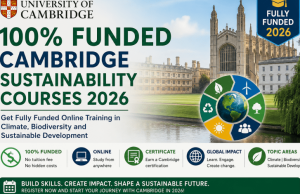 100% Funded Cambridge Sustainability Courses 2026: Get Fully Funded Online Training in Climate, Biodiversity and Sustainable Development 100%-funded-cambridge-sustainability-courses-2026:-get-fully-funded-online-training-in-climate,-biodiversity-and-sustainable-development