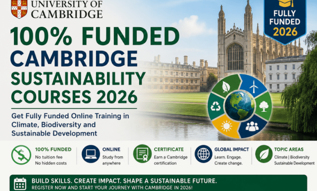 100%-funded-cambridge-sustainability-courses-2026:-get-fully-funded-online-training-in-climate,-biodiversity-and-sustainable-development 100%-funded-cambridge-sustainability-courses-2026:-get-fully-funded-online-training-in-climate,-biodiversity-and-sustainable-development