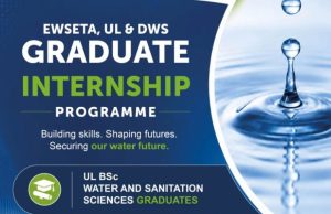 EWSETA, University of Limpopo and Department of Water and Sanitation Graduate Internship Programme with R7,500 Monthly Stipend ewseta,-university-of-limpopo-and-department-of-water-and-sanitation-graduate-internship-programme-with-r7,500-monthly-stipend