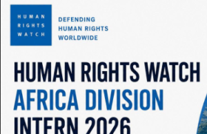 Human Rights Watch (HRW) Africa Division Internship 2026-2027 in Nairobi: Uganda and Tanzania Research Opportunity with Monthly Stipend human-rights-watch-(hrw)-africa-division-internship-2026-2027-in-nairobi:-uganda-and-tanzania-research-opportunity-with-monthly-stipend