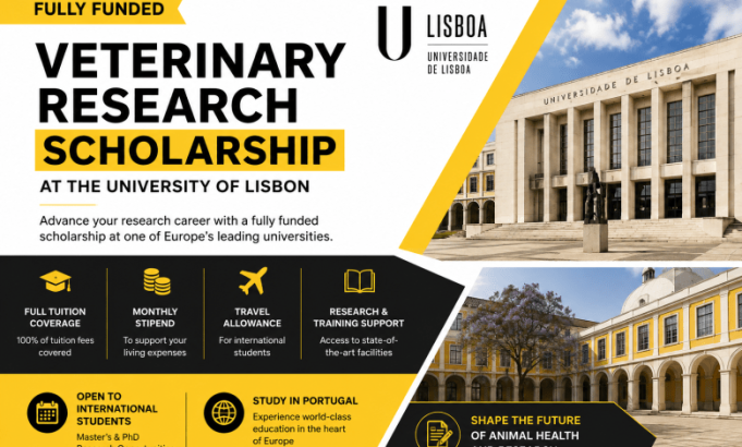 fully-funded-veterinary-research-scholarship-at-the-university-of-lisbon:-e1,359-monthly-grant-for-international-students fully-funded-veterinary-research-scholarship-at-the-university-of-lisbon:-e1,359-monthly-grant-for-international-students