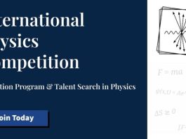 International Physics Competition: Education Program & Talent Search 2026 (up to $1,500) international-physics-competition:-education-program-&-talent-search-2026-(up-to-$1,500)