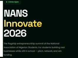National Association of Nigerian Students (NANS) Innovate 2026 national-association-of-nigerian-students-(nans)-innovate-2026