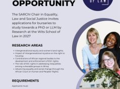 Wits University Opens Fully Funded PhD & LLM Research Bursaries in Law, Equality & Social Justice wits-university-opens-fully-funded-phd-&-llm-research-bursaries-in-law,-equality-&-social-justice