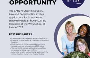 Wits University Opens Fully Funded PhD & LLM Research Bursaries in Law, Equality & Social Justice wits-university-opens-fully-funded-phd-&-llm-research-bursaries-in-law,-equality-&-social-justice