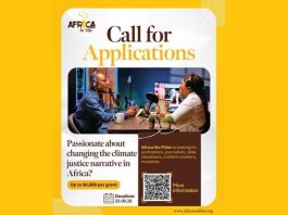 Africa No Filter Voices for Climate Justice Program 2026 (up to $4,000) africa-no-filter-voices-for-climate-justice-program-2026-(up-to-$4,000)