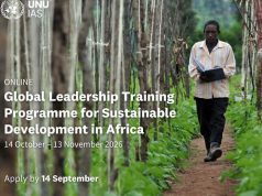 Call for Applicants: Global Leadership Training Programme for Sustainable Development in Africa – Apply by 14 September 2026 call-for-applicants:-global-leadership-training-programme-for-sustainable-development-in-africa-–-apply-by-14-september-2026