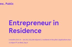 New_ Public Entrepreneur in Residence Program 2026 ($22,500 stipend) new-public-entrepreneur-in-residence-program-2026-($22,500-stipend)