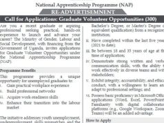 Call for Applications: Uganda National Apprenticeship Programme 2026 | 300 Graduate Volunteer Opportunities for Young Graduates call-for-applications:-uganda-national-apprenticeship-programme-2026-|-300-graduate-volunteer-opportunities-for-young-graduates