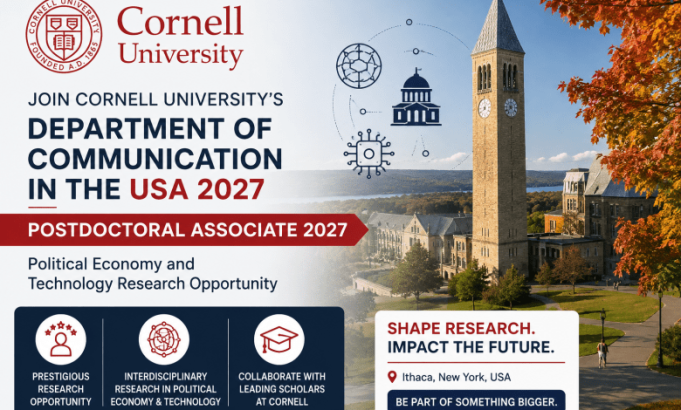 join-cornell-university’s-department-of-communication-in-the-usa-2027-as-a-postdoctoral-associate-2027-|-political-economy-and-technology-research-opportunity