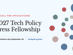 Tech Policy Press Fellowship Program 2027 ($10,000 stipend) tech-policy-press-fellowship-program-2027-($10,000-stipend)