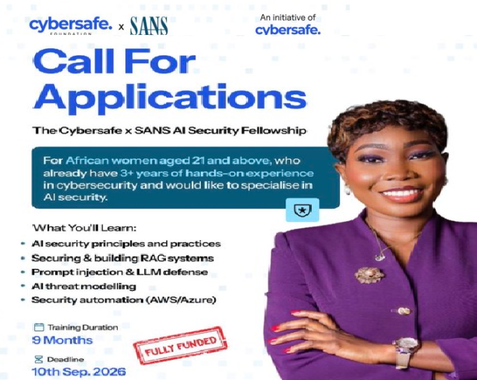 cybersafe-x-sans-ai-security-fellowship-2026-(fully-funded)
