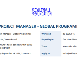 Work From Home With the FIVB Volleyball Foundation: Global Project Manager Role Open to International Applicants work-from-home-with-the-fivb-volleyball-foundation:-global-project-manager-role-open-to-international-applicants
