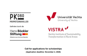 Up to 3 PhD Scholarships in Germany at the University of Vechta: €1,650 Monthly Funding for Research on Justice, Sustainability & Rural Transformation – Apply! up-to-3-phd-scholarships-in-germany-at-the-university-of-vechta:-e1,650-monthly-funding-for-research-on-justice,-sustainability-&-rural-transformation-–-apply!
