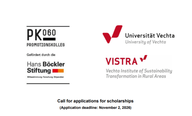 up-to-3-phd-scholarships-in-germany-at-the-university-of-vechta:-e1,650-monthly-funding-for-research-on-justice,-sustainability-&-rural-transformation-–-apply! up-to-3-phd-scholarships-in-germany-at-the-university-of-vechta:-e1,650-monthly-funding-for-research-on-justice,-sustainability-&-rural-transformation-–-apply!