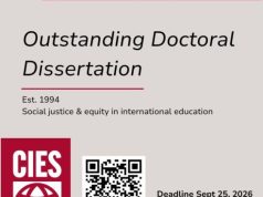 CIES Gail P. Kelly Award 2026: $1,000 Prize for Outstanding Doctoral Dissertation cies-gail-p.-kelly-award-2026:-$1,000-prize-for-outstanding-doctoral-dissertation