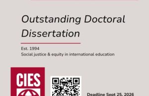 CIES Gail P. Kelly Award 2026: $1,000 Prize for Outstanding Doctoral Dissertation cies-gail-p.-kelly-award-2026:-$1,000-prize-for-outstanding-doctoral-dissertation