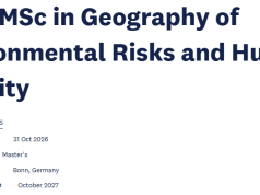 Fully Funded UNU-EHS and University of Bonn Master’s Scholarship 2027: Study Environmental Risks and Human Security in Germany fully-funded-unu-ehs-and-university-of-bonn-master’s-scholarship-2027:-study-environmental-risks-and-human-security-in-germany