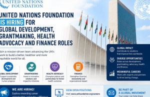 Work & Live in Washington, DC, USA: United Nations Foundation is Hiring for Global Development, Grantmaking, Health Advocacy and Finance Roles work-&-live-in-washington,-dc,-usa:-united-nations-foundation-is-hiring-for-global-development,-grantmaking,-health-advocacy-and-finance-roles