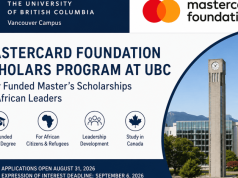 UBC Mastercard Foundation Scholars Program 2027 in Canada | Fully Funded Master’s Scholarships for African Students ubc-mastercard-foundation-scholars-program-2027-in-canada-|-fully-funded-master’s-scholarships-for-african-students