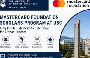 UBC Mastercard Foundation Scholars Program 2027 in Canada | Fully Funded Master’s Scholarships for African Students ubc-mastercard-foundation-scholars-program-2027-in-canada-|-fully-funded-master’s-scholarships-for-african-students