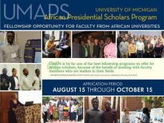 University of Michigan African Presidential Scholars (UMAPS) 2027-2028 university-of-michigan-african-presidential-scholars-(umaps)-2027-2028