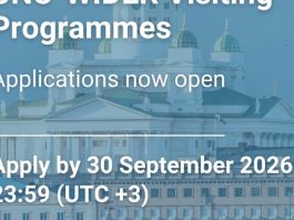 unu-wider-visiting-phd-fellowship-2026:-fully-supported-research-opportunity-in-finland
