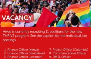 Hivos THRIVE Program Hiring for 11 Positions in Kenya, Zimbabwe, Colombia and Lebanon hivos-thrive-program-hiring-for-11-positions-in-kenya,-zimbabwe,-colombia-and-lebanon