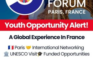Youth Global Forum 2027 in Paris, France: Apply for 30 Fully Funded International Leadership Seats youth-global-forum-2027-in-paris,-france:-apply-for-30-fully-funded-international-leadership-seats
