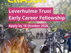 University of Cambridge Leverhulme Trust Early Career Fellowship 2027 | Fully Funded Research Fellowship for Early Career Scholars university-of-cambridge-leverhulme-trust-early-career-fellowship-2027-|-fully-funded-research-fellowship-for-early-career-scholars