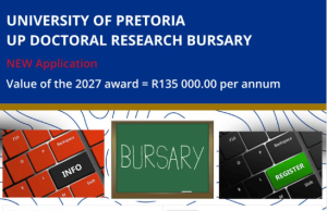University of Pretoria 2027 Doctoral Research Bursary Opens with R135,000 Annual Funding university-of-pretoria-2027-doctoral-research-bursary-opens-with-r135,000-annual-funding