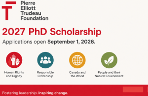 Pierre Elliott Trudeau Foundation PhD Scholarship 2027: Prestigious Funding for Doctoral Researchers in Canada pierre-elliott-trudeau-foundation-phd-scholarship-2027:-prestigious-funding-for-doctoral-researchers-in-canada