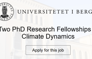 Joinn the University of Bergen: 2 PhD Research Fellowships in Climate Dynamics 2026| Earn NOK 593,700 and Research Tropical Pacific Climate Change joinn-the-university-of-bergen:-2-phd-research-fellowships-in-climate-dynamics-2026|-earn-nok-593,700-and-research-tropical-pacific-climate-change