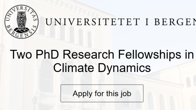 joinn-the-university-of-bergen:-2-phd-research-fellowships-in-climate-dynamics-2026|-earn-nok-593,700-and-research-tropical-pacific-climate-change