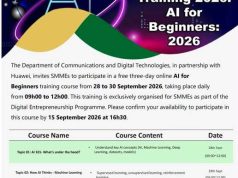 AI for Beginners Training 2026: South African SMMEs Can Join Free 3-Day Online Digital Skills Programme With Huawei ai-for-beginners-training-2026:-south-african-smmes-can-join-free-3-day-online-digital-skills-programme-with-huawei