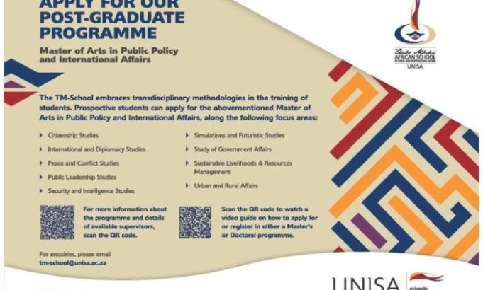unisa-opens-applications-for-master’s-and-phd-in-public-policy-and-international-affairs-2026:-apply-to-advance-research-on-african-governance,-security-and-diplomacy