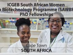 ICGEB South African Women in Biotechnology Programme PhD Fellowship 2027 (Funded) icgeb-south-african-women-in-biotechnology-programme-phd-fellowship-2027-(funded)