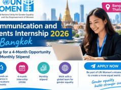 UN Women Communication and Events Internship 2026 in Bangkok: Apply for a 4-Month Opportunity with Monthly Stipend un-women-communication-and-events-internship-2026-in-bangkok:-apply-for-a-4-month-opportunity-with-monthly-stipend