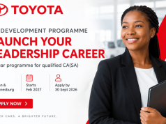 Toyota South Africa CA Development Programme 2027 for Chartered Accountants toyota-south-africa-ca-development-programme-2027-for-chartered-accountants