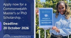 Commonwealth Master’s Scholarships 2027/28: Fully Funded UK Scholarships for Students from Eligible Commonwealth Countries commonwealth-master’s-scholarships-2027/28:-fully-funded-uk-scholarships-for-students-from-eligible-commonwealth-countries