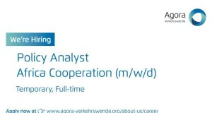 Agora Verkehrswende is Hiring a Policy Analyst Africa Cooperation: Job 2026 in Berlin agora-verkehrswende-is-hiring-a-policy-analyst-africa-cooperation:-job-2026-in-berlin
