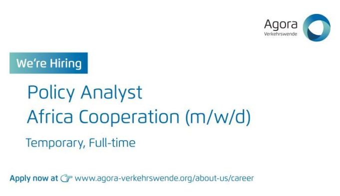 agora-verkehrswende-is-hiring-a-policy-analyst-africa-cooperation:-job-2026-in-berlin agora-verkehrswende-is-hiring-a-policy-analyst-africa-cooperation:-job-2026-in-berlin