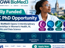 fully-funded-uk-phd-opportunity:-gw4-biomed3-opens-5-interdisciplinary-studentships-in-women’s-health,-ai,-genetics-and-data-science