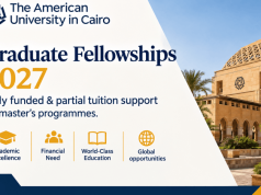 AUC Graduate Fellowships 2027: Fully Funded & Partial Master’s Funding in Egypt auc-graduate-fellowships-2027:-fully-funded-&-partial-master’s-funding-in-egypt