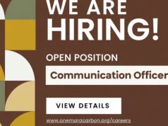 One Mara Carbon Project (OMCP) Seeks a Communications Officer at Maasai Mara, Kenya – Apply By 24 September 2026 one-mara-carbon-project-(omcp)-seeks-a-communications-officer-at-maasai-mara,-kenya-–-apply-by-24-september-2026