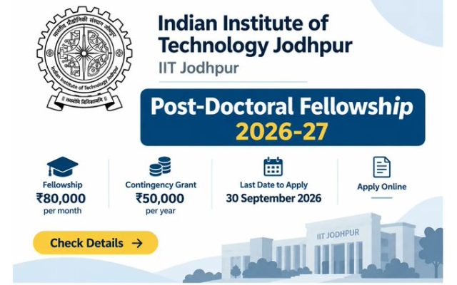 iit-jodhpur-post-doctoral-fellowship-2026:-₹80,000-monthly-fellowship-for-indian-and-international-researchers iit-jodhpur-post-doctoral-fellowship-2026:-₹80,000-monthly-fellowship-for-indian-and-international-researchers
