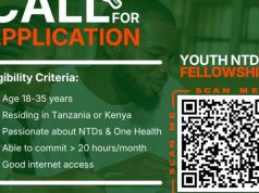 Youth NTDs Fellowship Cohort 2 (2026): 12-Week Hybrid One Health Fellowship for Young Leaders in Tanzania and Kenya youth-ntds-fellowship-cohort-2-(2026):-12-week-hybrid-one-health-fellowship-for-young-leaders-in-tanzania-and-kenya