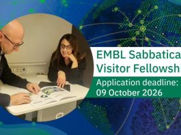 embl-sabbatical-visitor-fellowship-2026–2027-|-international-research-opportunity
